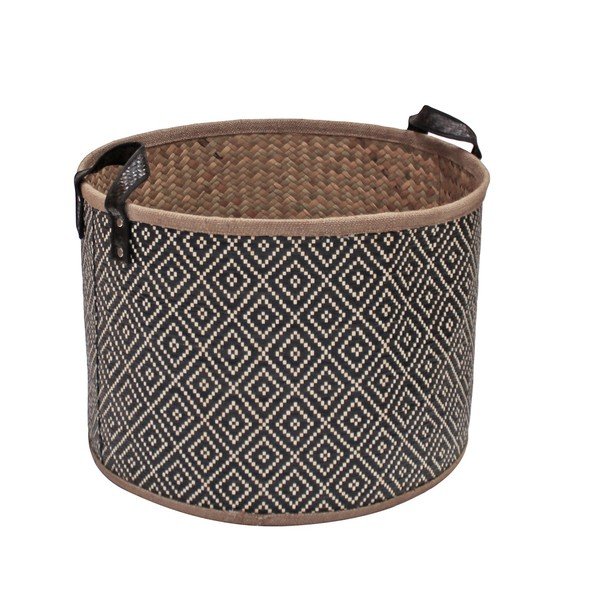 Set 3 coșuri de depozitare din frunze de palmier Canett Hjørring-image-2