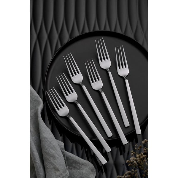 Tacâmuri argintii din oțel inoxidabil 36 buc. – Hermia-image-3