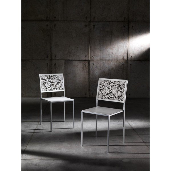 Scaune de dining albe 2 buc. Classic – Tomasucci-image-1