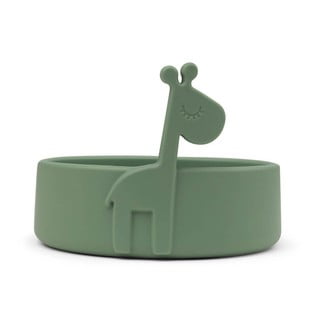 Bol pentru copii din silicon verde ø 11,5 cm Raffi - Done by Deer