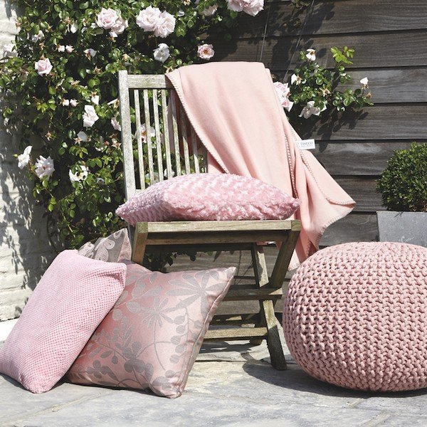 Puf tricotat ZicZac, gri-image-1