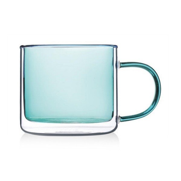 Cană albastru-deschis din sticlă – Hermia