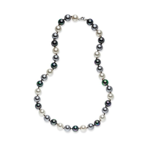 Colier cu perle Nova Pearls Copenhagen Brigitte Dark