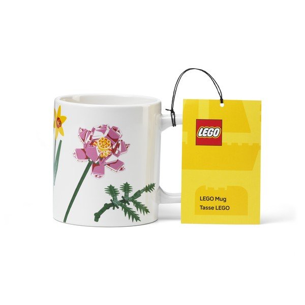 Cană pentru copii albă din ceramică 300 ml Botanicals – LEGO®-image-1