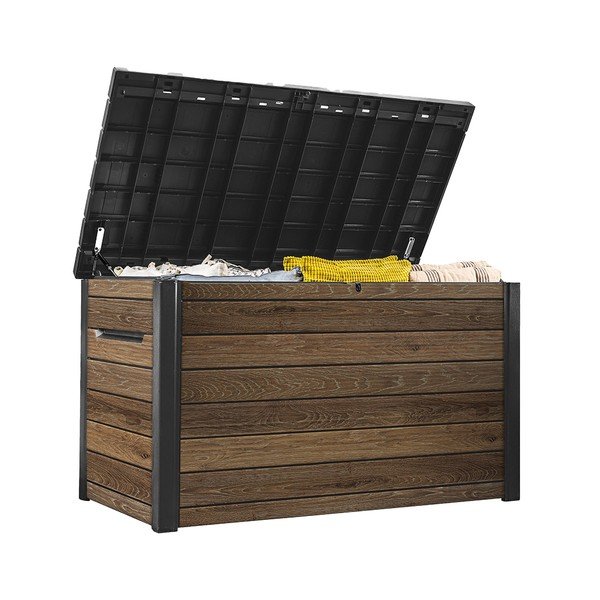 Cutie de depozitare pentru grădină maro din plastic Signature – Keter-image-2