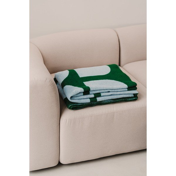 Pătură verde/albastră 150x200 cm Gilli – noo.ma-image-2