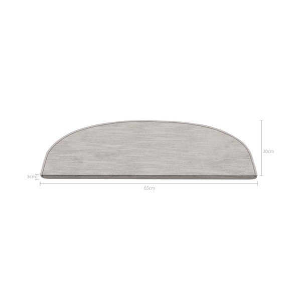 Covorașe pentru scări crem 16 buc. 20x65 cm Desert Sand – Vitaus-image-2
