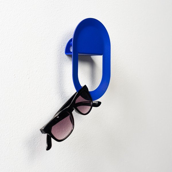Cârlig albastru de montat pe perete din oțel Coucou – Spinder Design-image-1