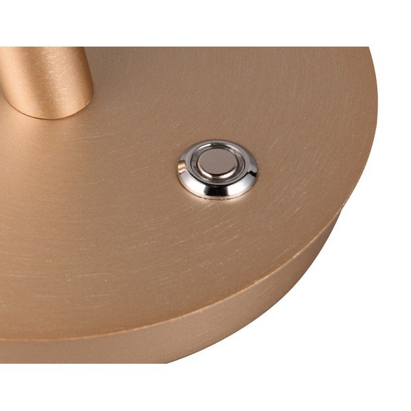 Veioză aurie LED cu abajur din metal (înălțime 56 cm) Nala – Trio Select-image-1