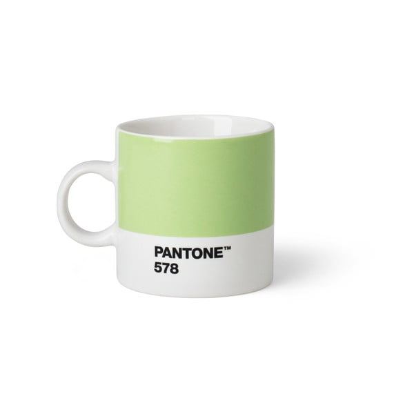 Cană Pantone Espresso, 120 ml, verde deschis