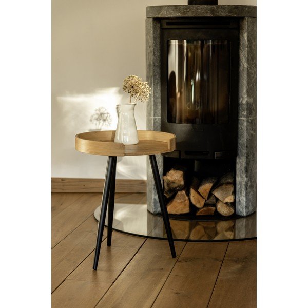 Măsuță auxiliară rotundă din bambus ø 40 cm Loft – Wenko-image-4