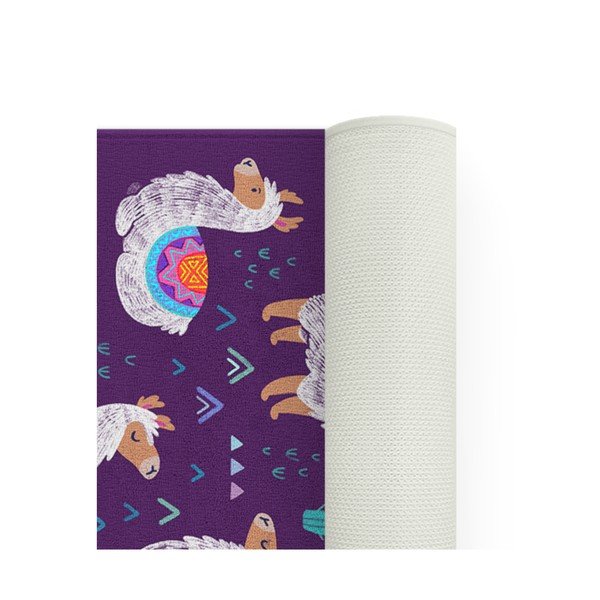 2 buc. placemat de pânză albastră 30x45 cm Chess - OYO kids-image-1