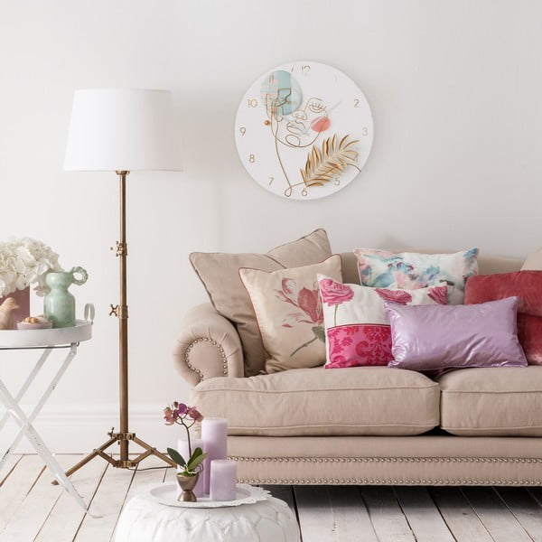 Ceas de perete din sticlă ø 30 cm Feminine line - Styler-image-3