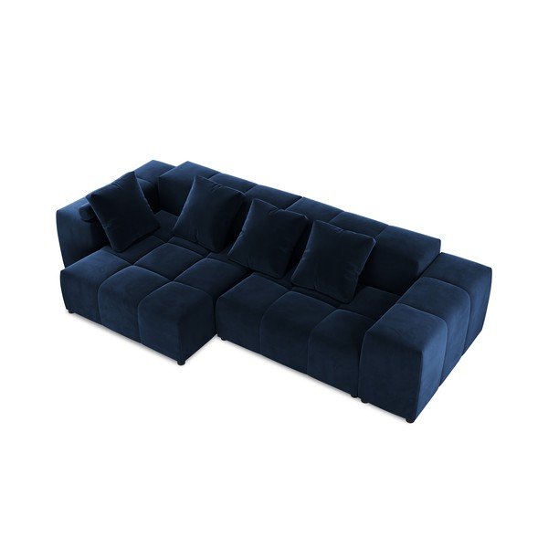 Colțar albastru cu tapițerie din catifea (variabil) Rome Velvet - Cosmopolitan Design-image-3