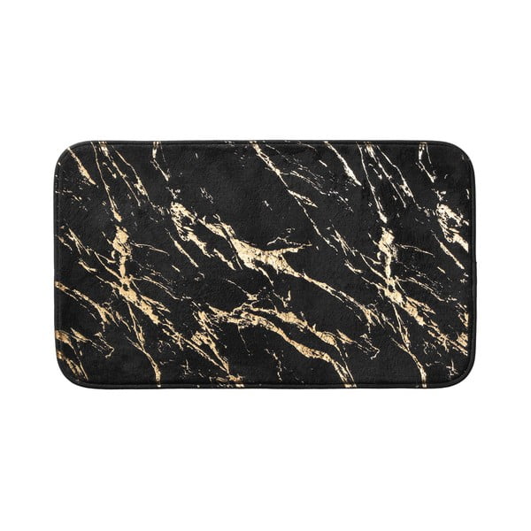 Covoraș de baie negru-auriu 45x75 cm Aquamarbre – douceur d'intérieur