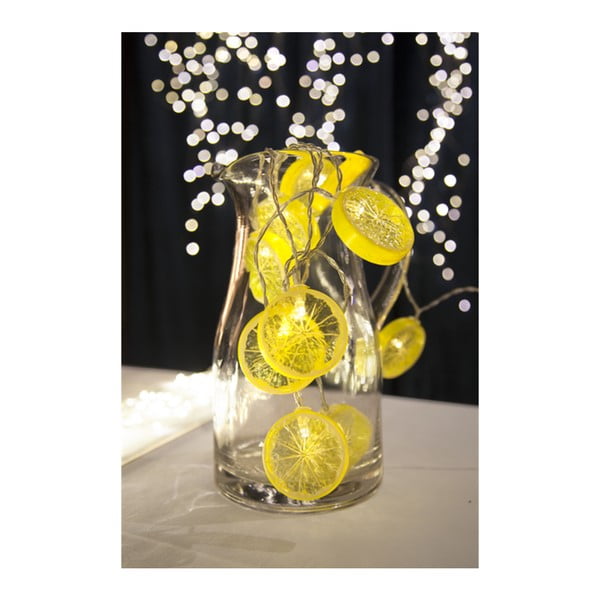 Șirag luminos LED Star Trading Fruity Lemons, 10 becuri