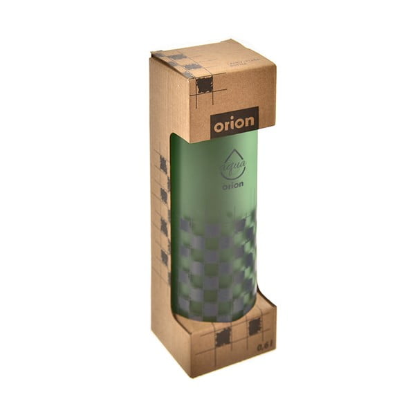 Sticlă verde din sticlă 600 ml Šachovnice – Orion-image-4