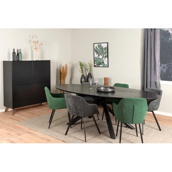 Masă dining cu aspect de lemn de de frasin 240x120 cm Cox - Tenzo-image-4