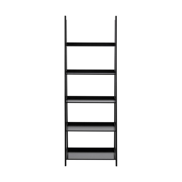 Bibliotecă Actona Wally, înălțime 180 cm, negru-image-2