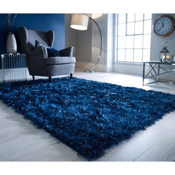 Covor Flair Rugs Dazzle, 60 x 110 cm, albastru-image-4