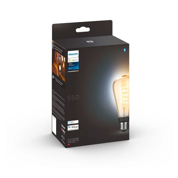 Bec smart cu filament E27, 7 W White ambiance – Philips Hue-image-3