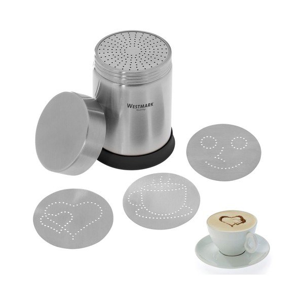 Recipient cu 4 site pentru decorat cafeaua 5 buc. – Westmark-image-3