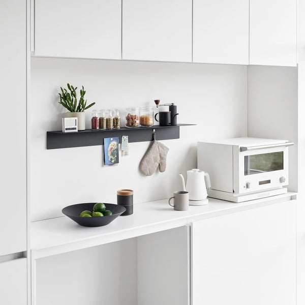 Raft negru din metal 90 cm – YAMAZAKI-image-4