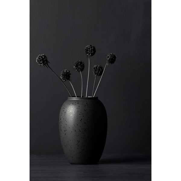 Vază neagră din gresie (înălțime 20 cm) Gastro  – Bitz-image-4