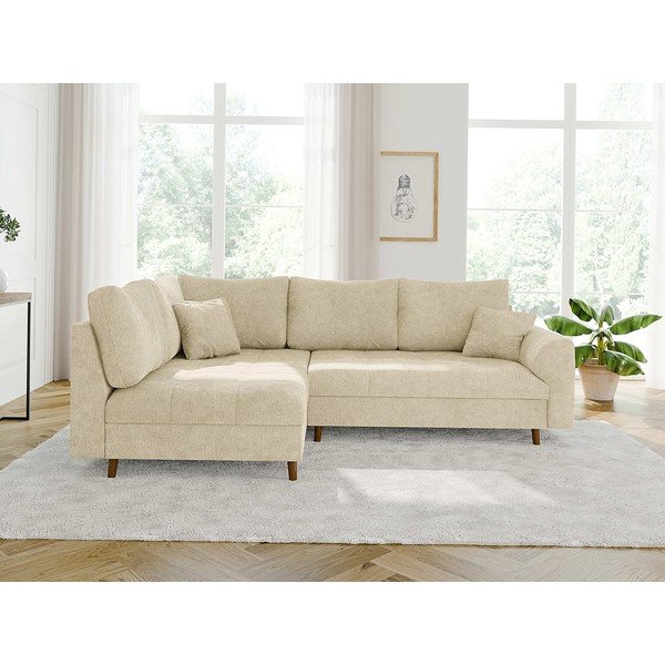 Colțar bej (cu colț pe partea stângă ) Ariella – Ropez-image-1