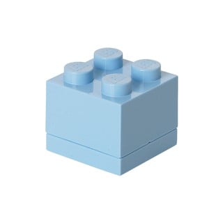 Cutie depozitare LEGO® Mini Box, albastru deschis