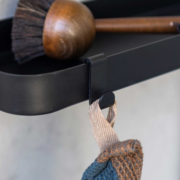 Cârlige de perete negre din oțel 4 buc. Carry – Mette Ditmer Denmark-image-2