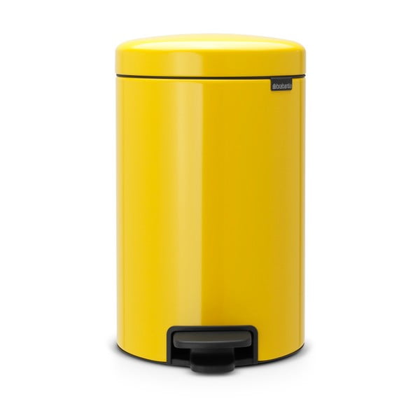 Coș de gunoi cu pedală Brabantia Newicon, 12 l, galben