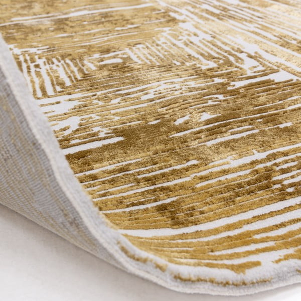 Covor auriu 120x170 cm Kuza Lines Gold – Asiatic Carpets-image-4