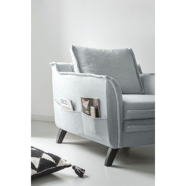 Fotoliu Miuform Charming Charlie, gri deschis-image-3