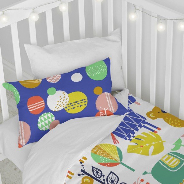 Lenjerie de pat din bumbac pentru copii Moshi Moshi Jungle, 100 x 120 cm-image-3