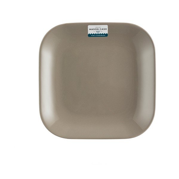 Farfurie desert Mason Cash Piazza, 21 x 21 cm, gri maro-image-1
