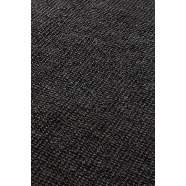 Covor negru din iută 80x150 cm Bouclé – Hanse Home-image-2