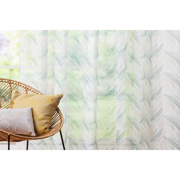 Perdea albă/verde 300x260 cm Seva – Mendola Fabrics-image-3