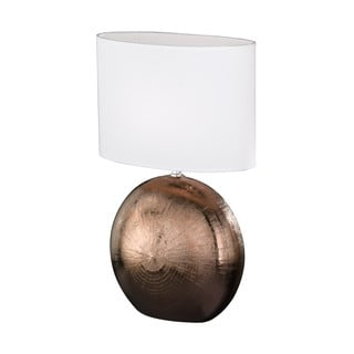 Veioză Fischer & Honsel Foro, înălțime 53 cm, alb-maro