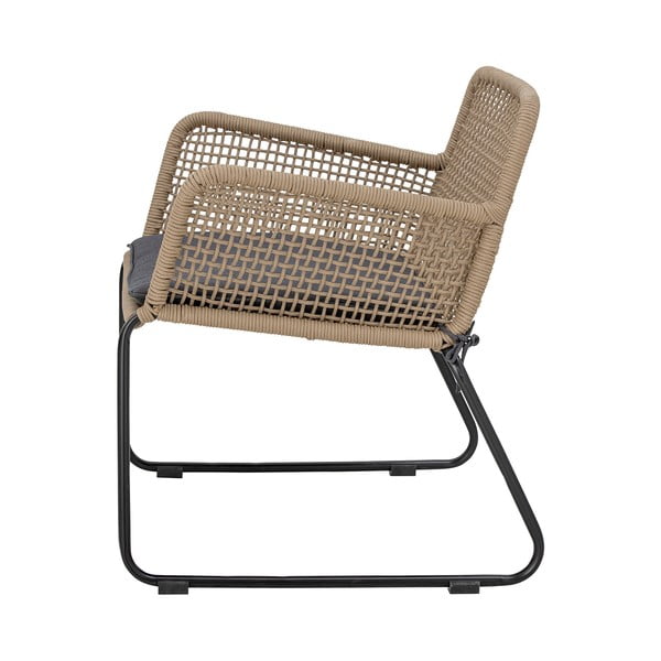 Fotoliu de grădină gri-bej Mundo – Bloomingville-image-2