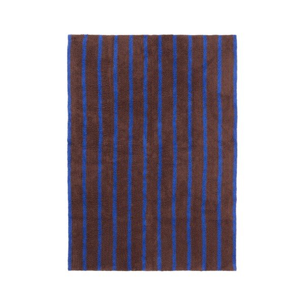 Covor albastru/maro din bumbac 200x300 cm Mika – Jotex