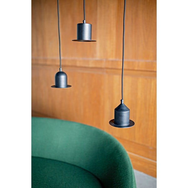 Set 3 lustre pendul EMKO Hat, negru-image-3