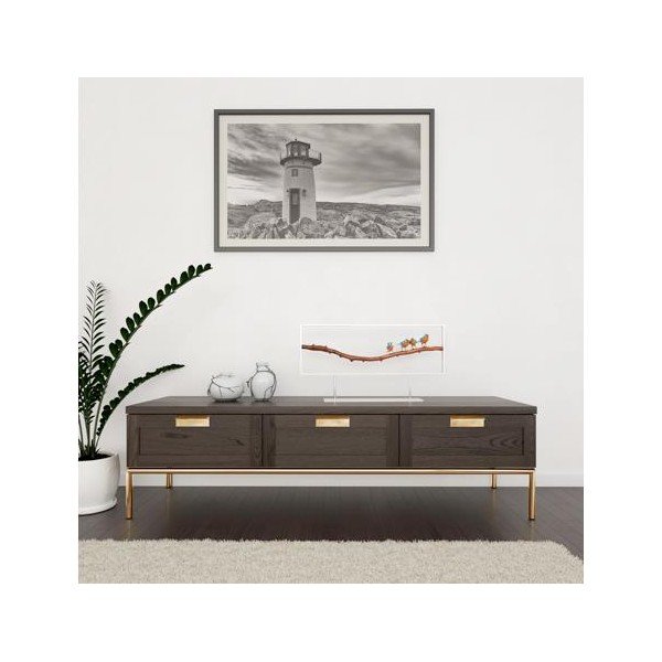 Comodă Woodman Pimlico Lowboard, negru-image-1