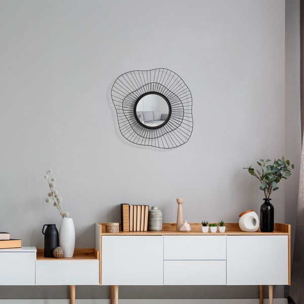 Oglindă de perete 69x60 cm Flora – Wallity-image-2