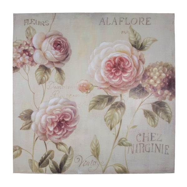 Tablou Antic Line Alaflore, 80 x 80 cm