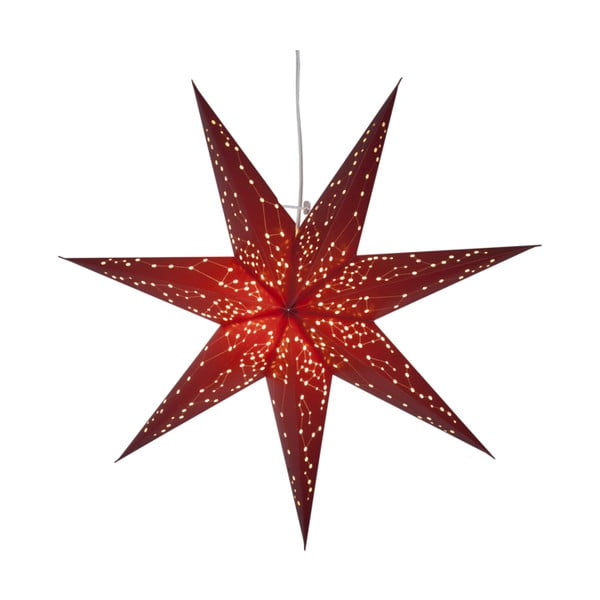 Stea luminoasă Star Trading Paperstar Galaxy, 60 cm, roșu
