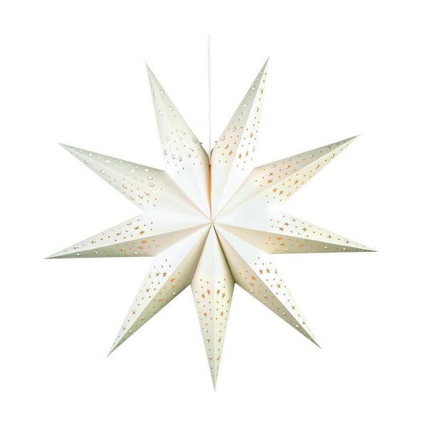 Decorațiune luminoasă albă ø 75 cm  cu model de Crăciun Solvalla – Markslöjd