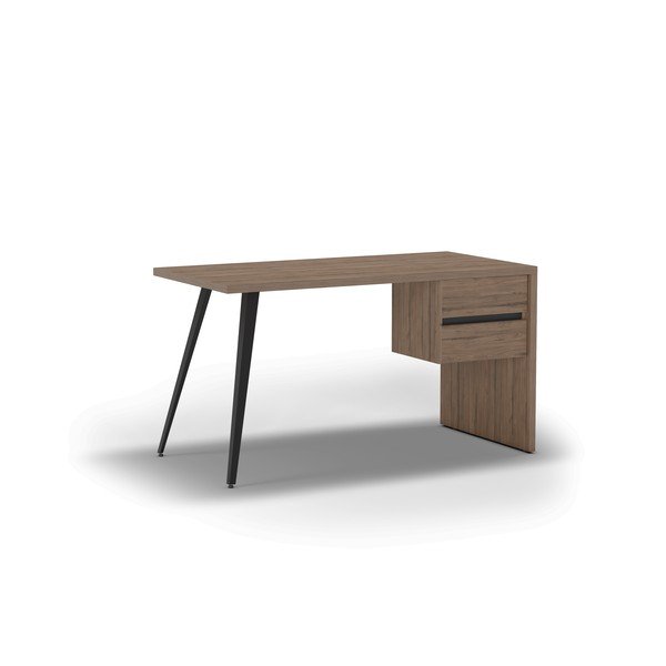 Birou cu aspect de lemn de nuc 69x136 cm Rio2 – Marckeric-image-2