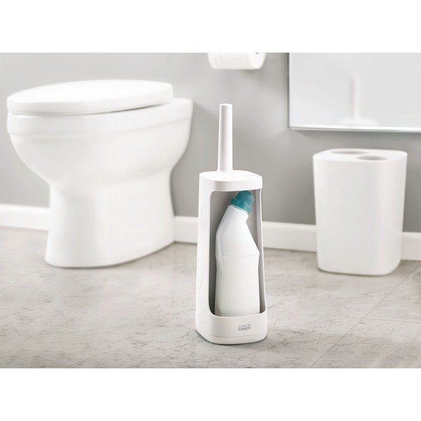 Perie WC cu suport Joseph Joseph Flex Plus, alb-image-1