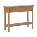 Masă consolă în culoare naturală din lemn de brad 40x110 cm Gothenburg – Mauro Ferretti